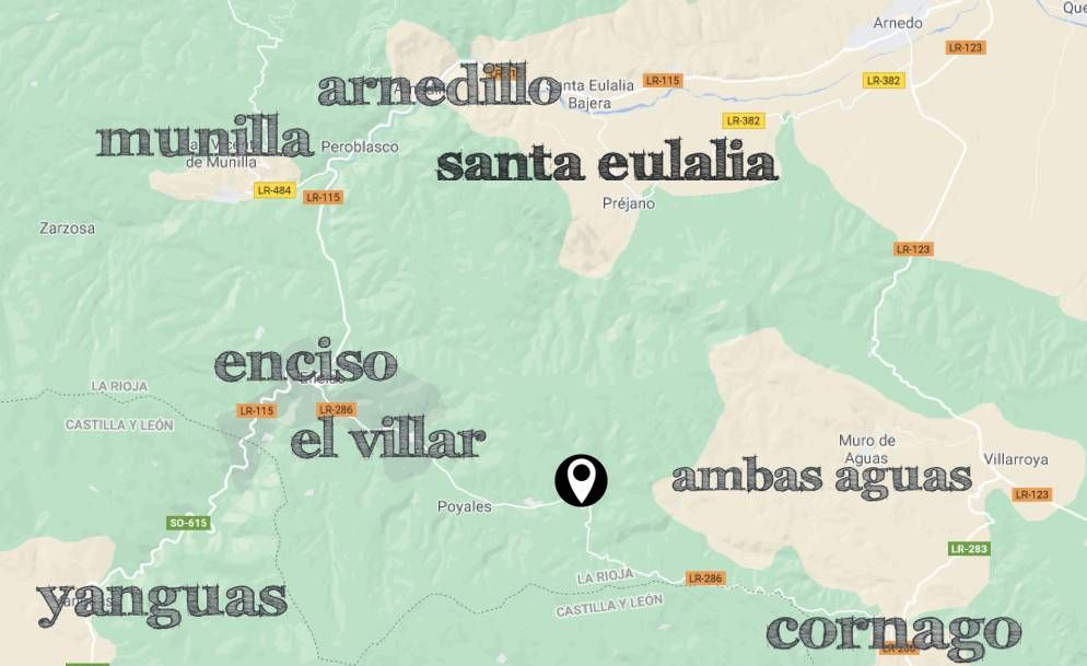 pueblos del valle